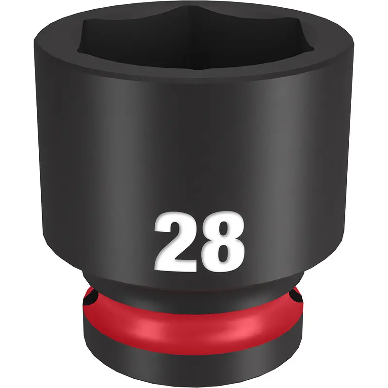 1/2-Inch Drive 28Mm 6-Point Standard Impact Socket 1