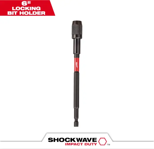 1/4-Inch Hex Bit Extension – 6-Inch Quick-Connect 1