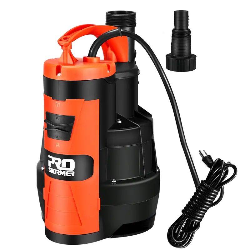 1 Hp / 0.5 Hp Dual-Output Submersible Pump For Clean And Contaminated Water 1