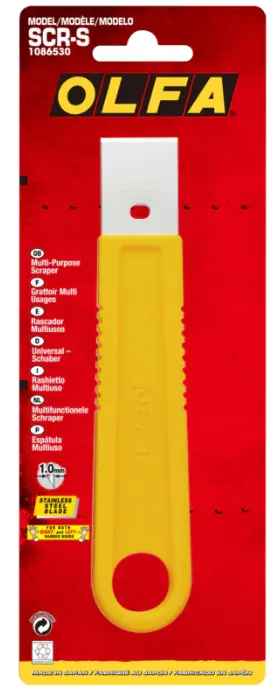 1-Inch Multi-Surface Scraper – Ergonomic Handle, Replaceable Blades 1