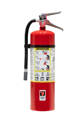 10 Lb Wheeled Abc Fire Extinguisher With Wall/Vehicle Bracket 1