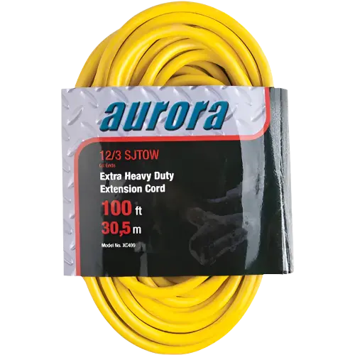 100-Foot Outdoor Triple-Tap Extension Cord – 12/3 Gauge 1