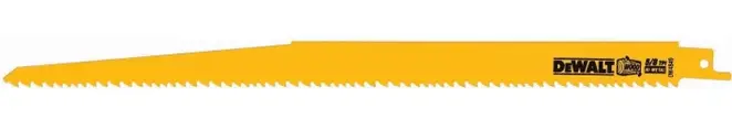 12" Bi-Metal Reciprocating Saw Blade — 5/8 Tpi Tapered Back 1