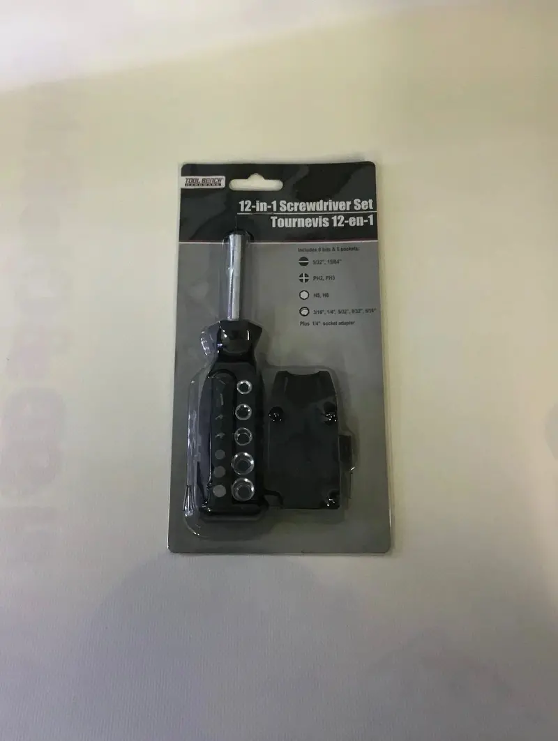 12-In-1 Compact Reversible Screwdriver Set 1