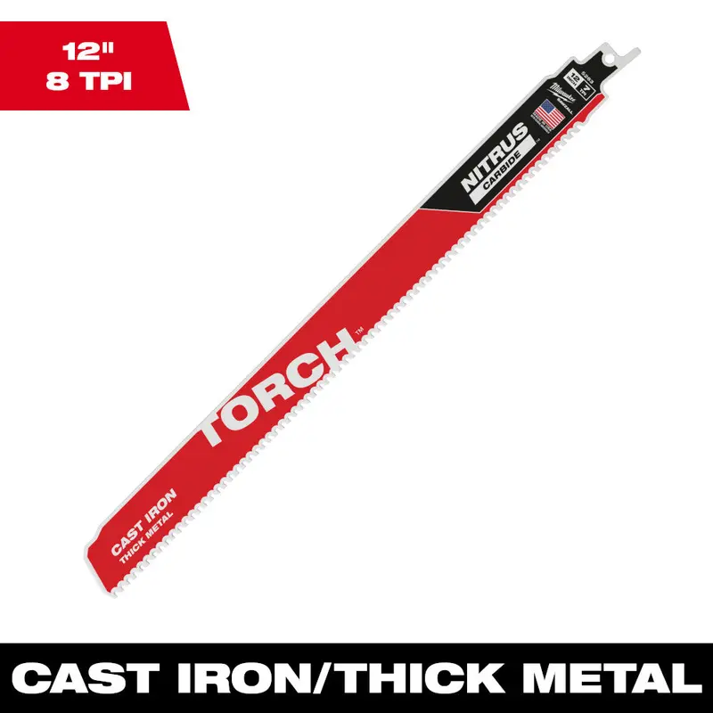 12-Inch Nitrus Carbide Torch Blade — 7 Tpi, Single-Pack 1