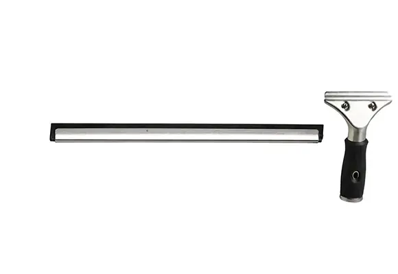 12-Inch Stainless Steel Window Squeegee With Ergonomic Handle 1