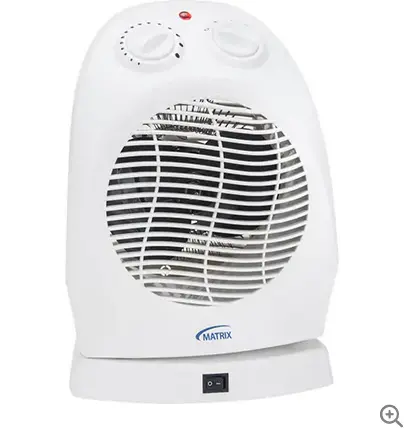 120V Forced-Air Heater Fan – 750W / 1500W Dual-Setting 1