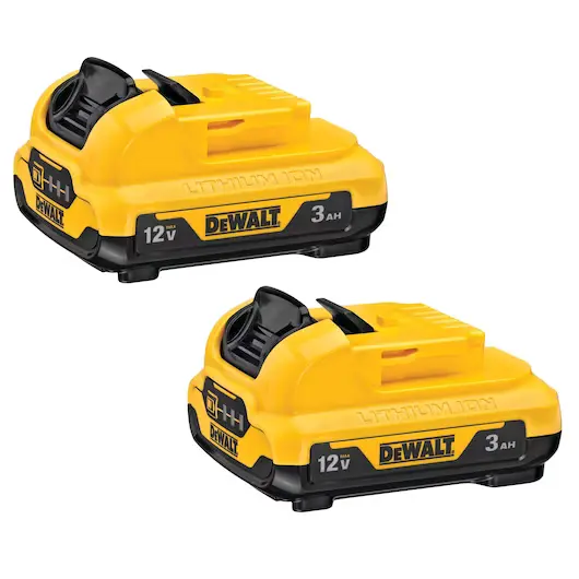 12V Max Lithium-Ion Battery Twin Pack – 3.0 Ah Each 1