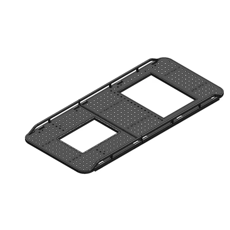 144-Inch Mercedes Sprinter High-Roof Roof Rack Compatible With Dometic Front Ac And Rear Vent 1