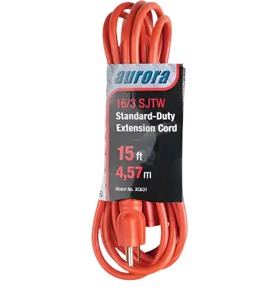 15-Foot Indoor/Outdoor Extension Cord With Heavy-Duty Jacket 1