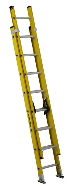 16-Foot Heavy-Duty Fiberglass Extension Ladder 1