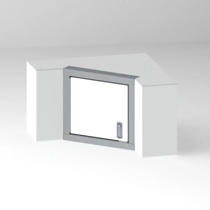 16-Inch Corner Wall Cabinet (8" Depth × 18" Width) 1