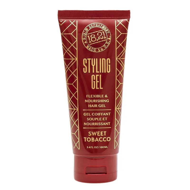 18.21 Man Made Sweet Tobacco Styling Gel – Flexible Hold & Natural Finish, 100Ml 1