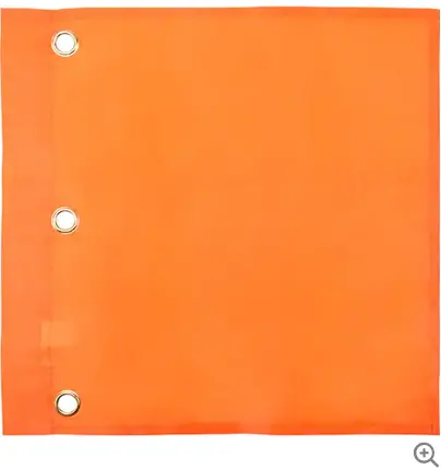 18-Inch Orange Traffic Safety Flag With Reinforced Grommet – Weather-Resistant Fabric 1