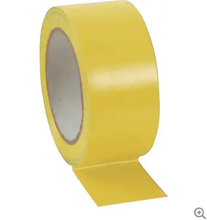 2-Inch High-Visibility Yellow Aisle Marking Tape 1