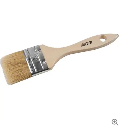 2-Inch White China Bristle Paintbrush For Fine Detailing 1