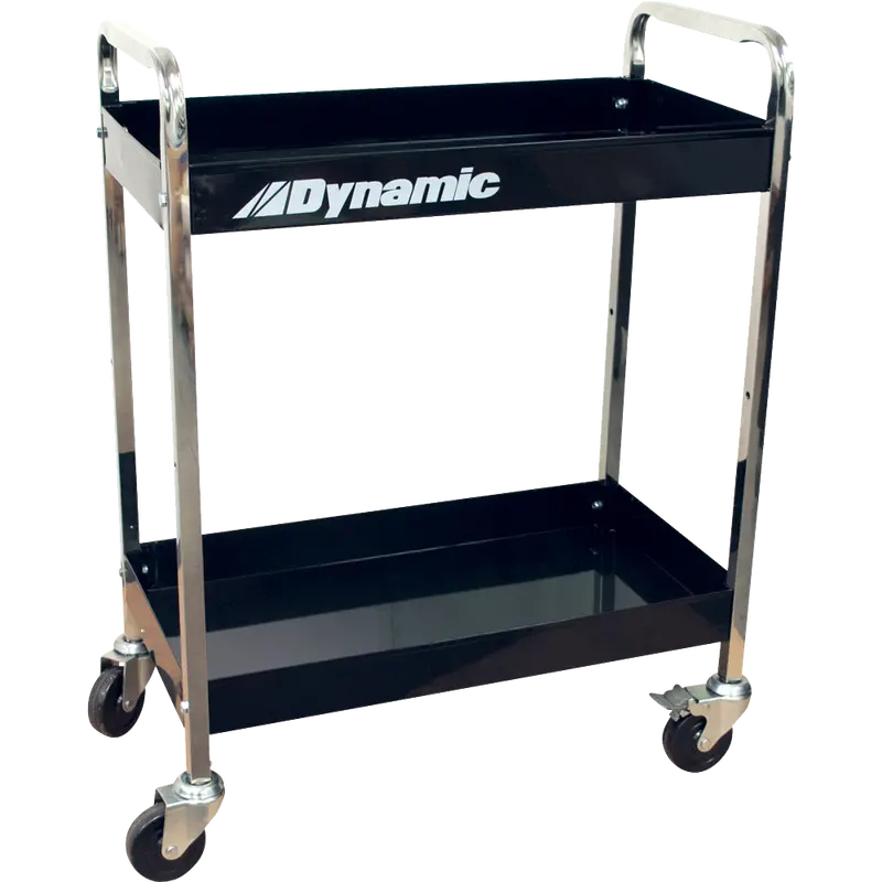 2-Tier Utility Cart – Collapsible Trays For On-Site Use 1