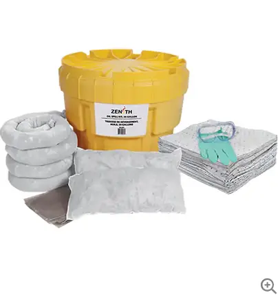 20-Gallon Oil-Specific Spill Containment Kit 1