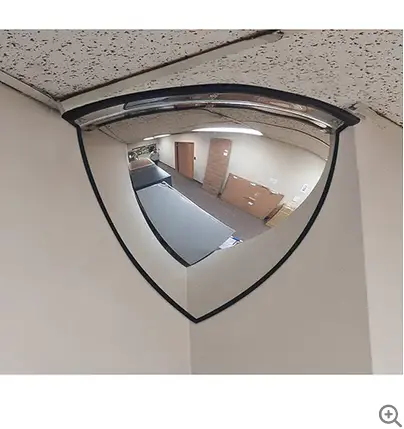 20-Inch Quarter-Dome Safety Mirror – 90-Degree Internal Mount 1