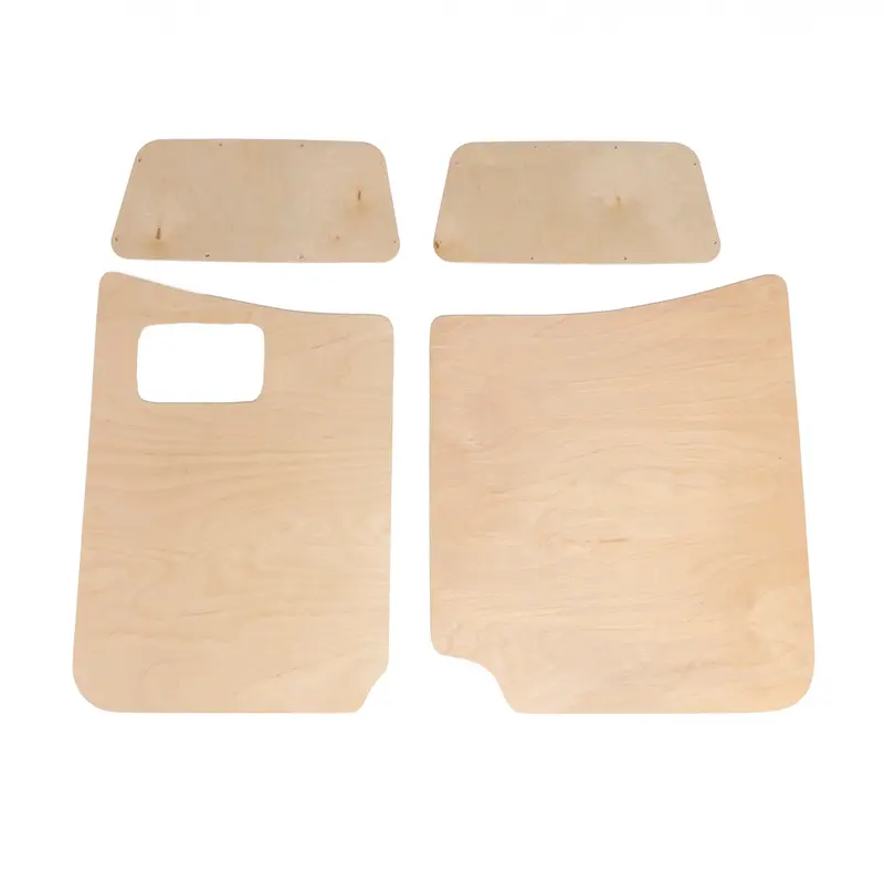2007–2018 Sprinter Van Rear Door Panel Kit – 4-Piece Set, Plywood Construction 2