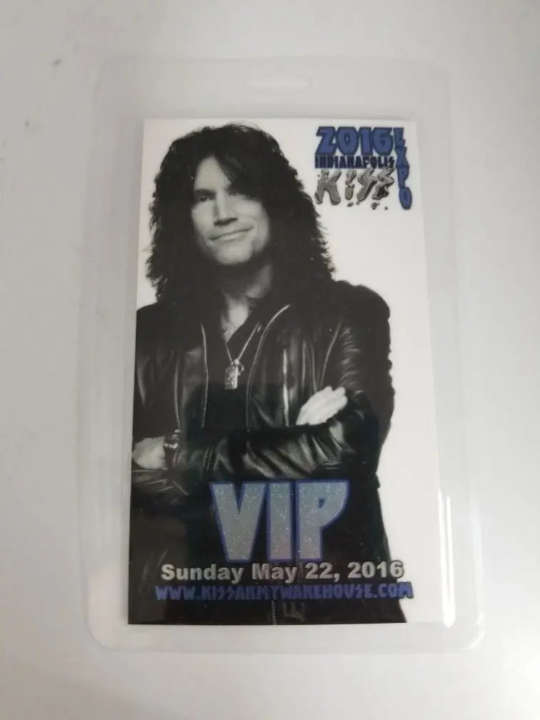 2016 Indianapolis Kiss Expo Vip Backstage Pass 1