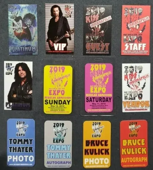 2019 Indianapolis Kiss Expo Full-Access Pass Collection 1