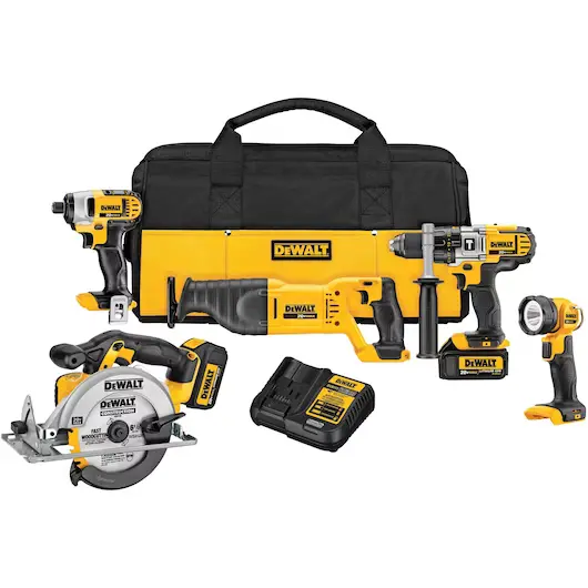 20V Li-Ion 5-Tool Combo Kit – Equipped With 3.0Ah Batteries 1