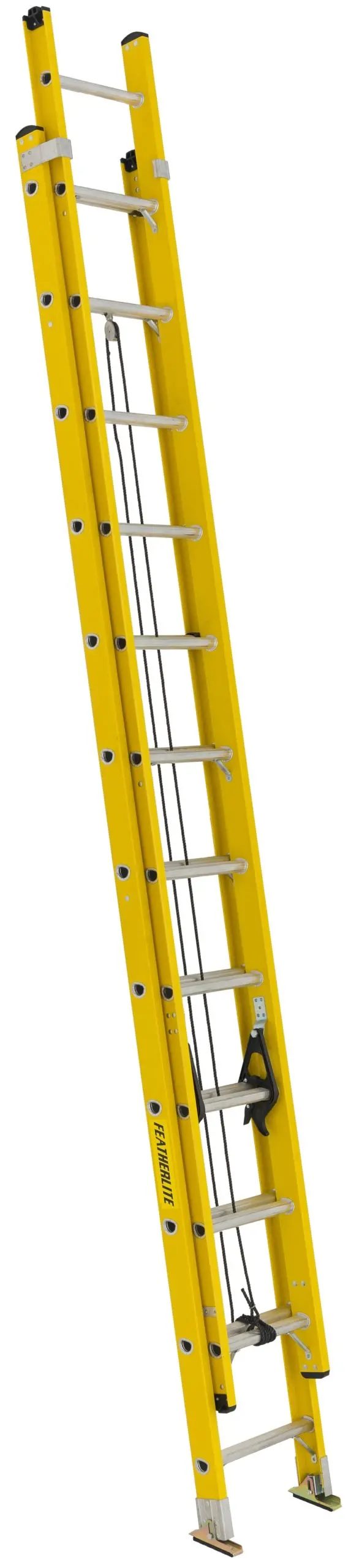 24-Foot Fiberglass Extension Ladder – 300-Lb Duty Rating 1