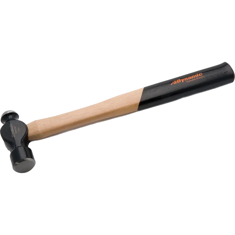24 Oz Ball Peen Hammer – Hickory Handle, Dual-Head Metalworking Tool 1