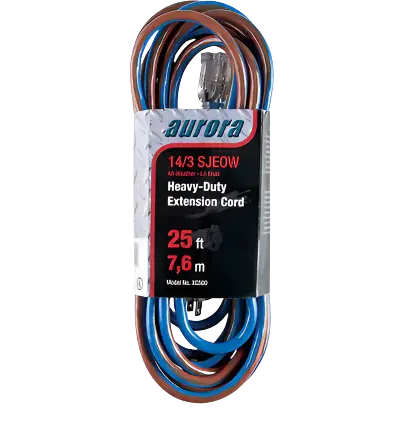 25-Foot Heavy-Duty Extension Cord With Built-In Power Indicator Light 1