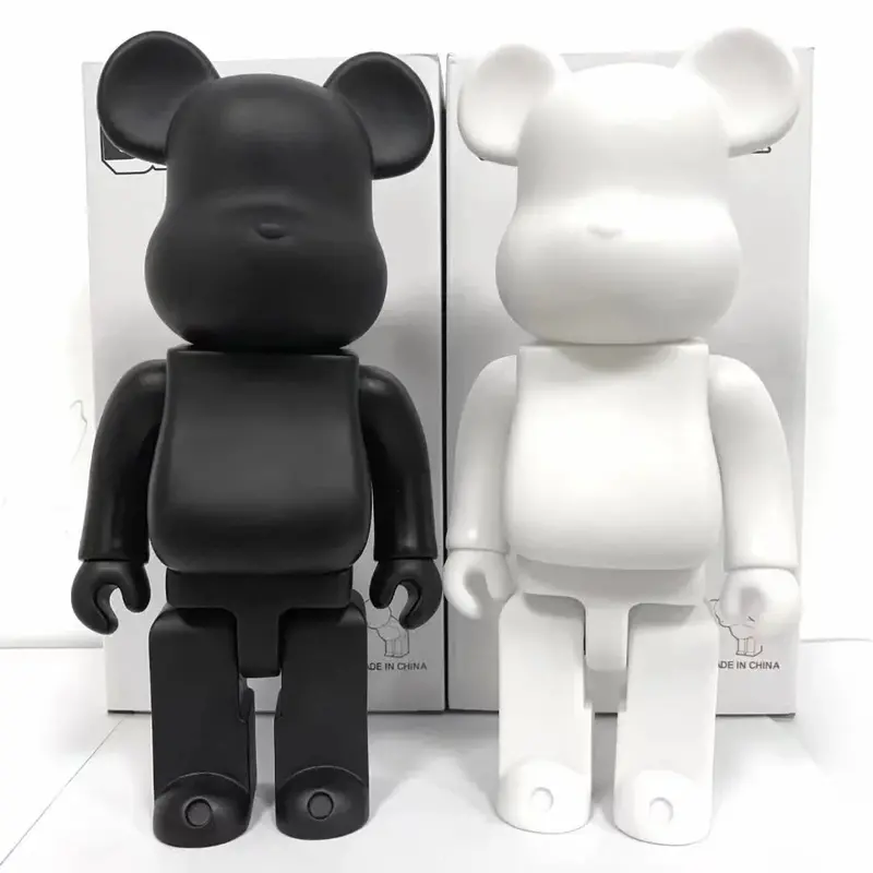 28Cm Diy Paintable Bearbrick Figure – Collectible Art Toy & Home Decor 1