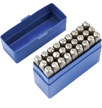3/16-Inch Steel Letter Stamp Set – Industrial Grade 1