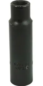 3/8" Drive × 1/2" Deep 6-Point Impact Socket 1