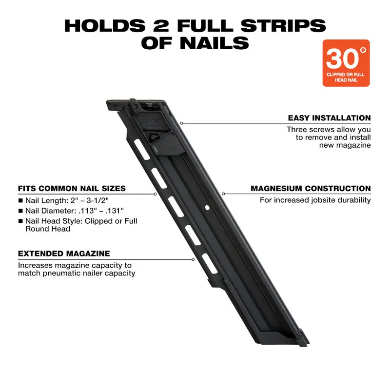30° Framing Nailer With Extended Magazine Capacity 1