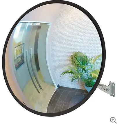 30-Inch Telescoping Convex Mirror – Adjustable Arm, Indoor/Outdoor 1