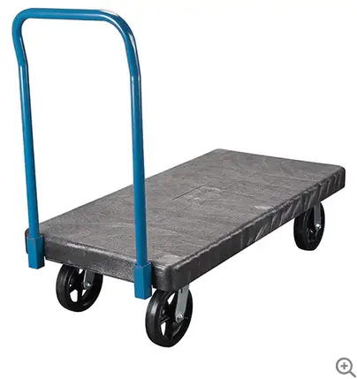 30" X 60" Plastic Platform Truck – 1000 Lb Load Rating 1