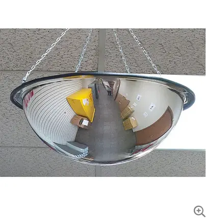 31-Inch Full-Dome 360° Safety Mirror – Includes Mounting Chain 1