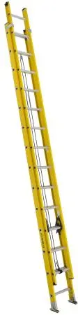 32-Foot Heavy-Duty Fiberglass Extension Ladder 1