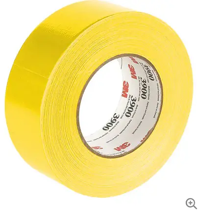3M 3900 Yellow Heavy-Duty Duct Tape – 48 Mm × 55 M 1