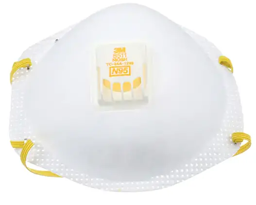3M 8511 N95 Particulate Respirator – 10 Per Box 1