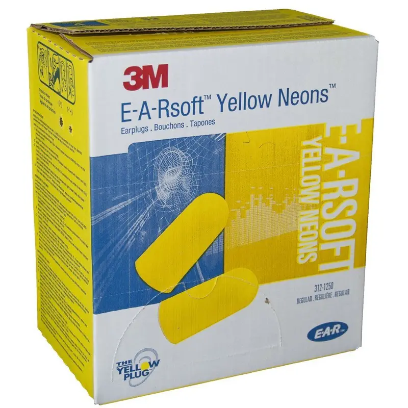 3M Classic Uncorded Foam Earplugs – 200 Per Box 1