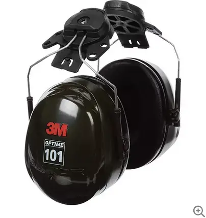3M Peltor 101 Hard Hat-Compatible Ear Muffs – Attachment-Ready Design 1