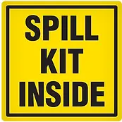 4" X 4" Spill Kit Identification Label 1