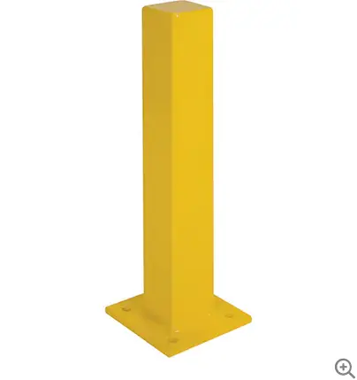 4" X 4" Steel Safety Bollard – 36" Height, Yellow Finish 1