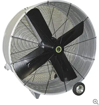 48-Inch Portable Drum Fan – 1 Hp Industrial Airflow 1