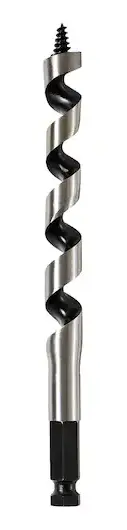 5/8" X 6" Power Auger Bit – Heavy-Duty Earth Augering Attachment 1