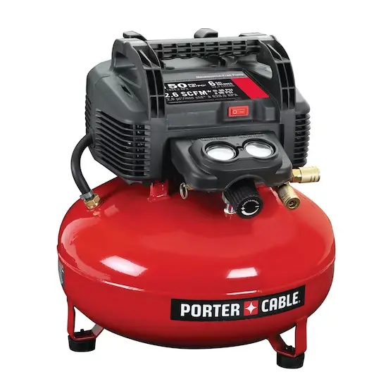 6-Gallon Pancake Air Compressor – 0.8 Hp, 150 Psi 1
