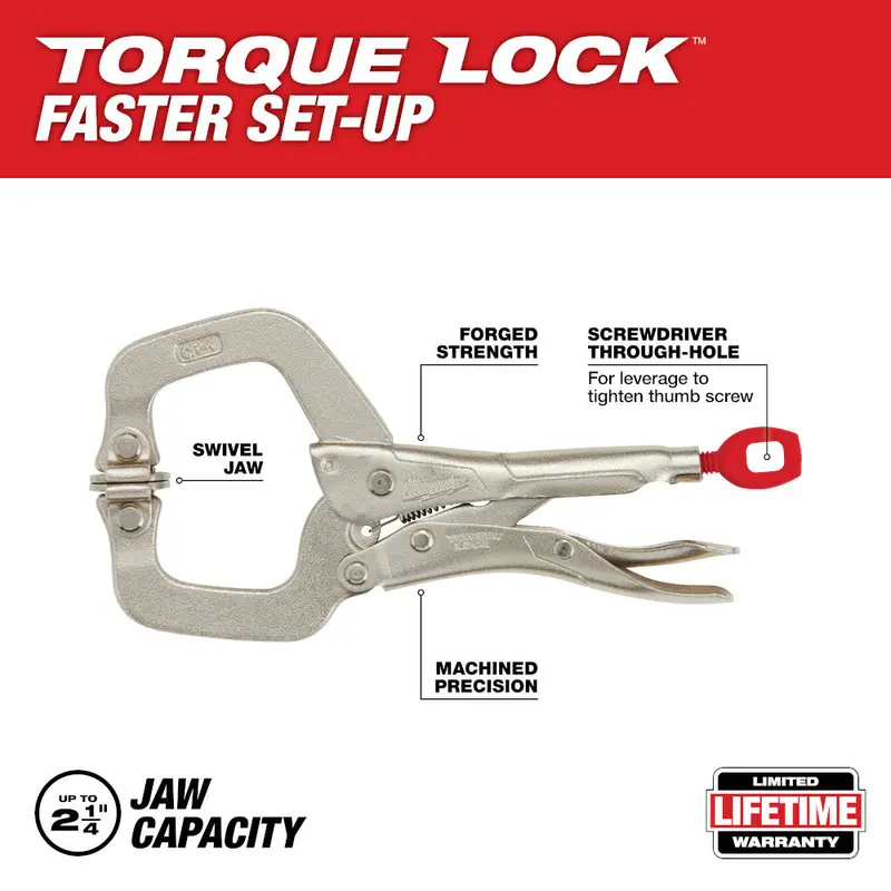 6-Inch Swivel-Head Locking Clamps 1