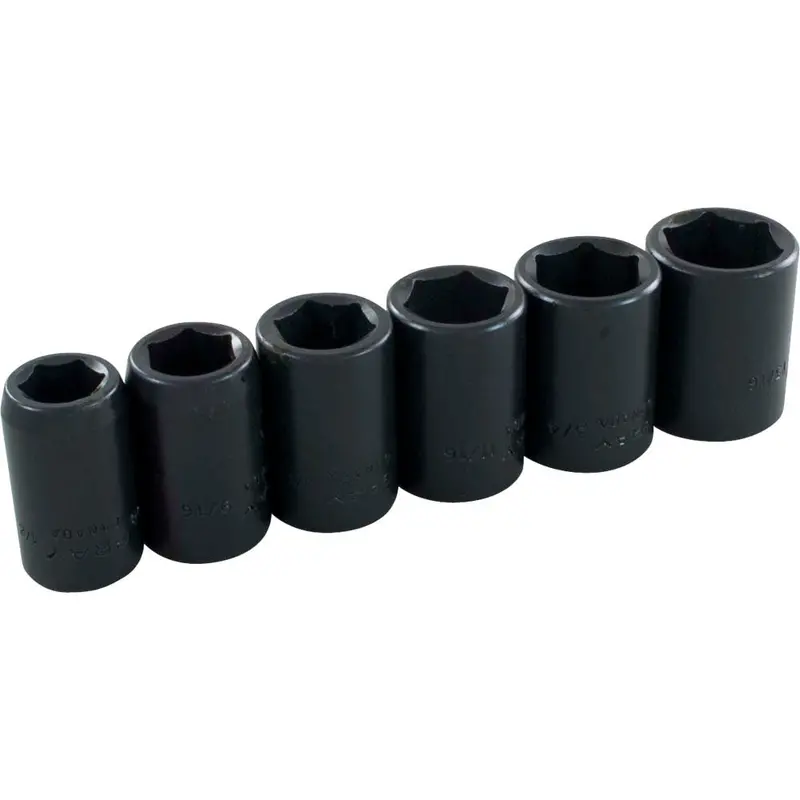6-Piece 1/2" Drive Impact Socket Set 1