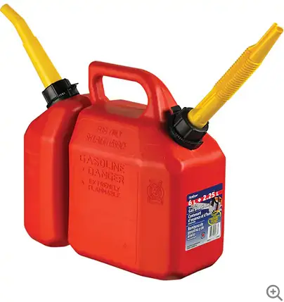 6L Red Polyethylene Jerry Can For Gasoline And Fuel Storage 1